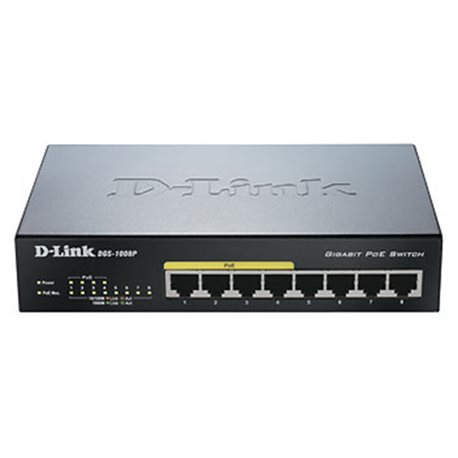 D-LINK - Switch Ethernet DGS-1008P 4+4 PoE