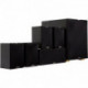 Advance Acoustic Pack d'enceintes Pack enceinte Home Cinéma MAV 502 noir