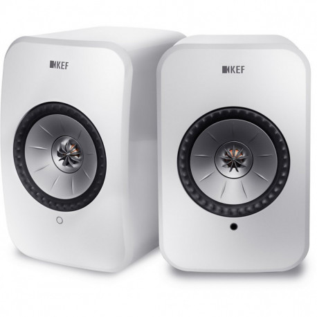 KEF Enceinte bibliothèque Enceinte sans fil LSX Wireless blanche