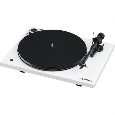 Pro-Ject Platine vinyle Essentiel III Recormaster blanc OM10