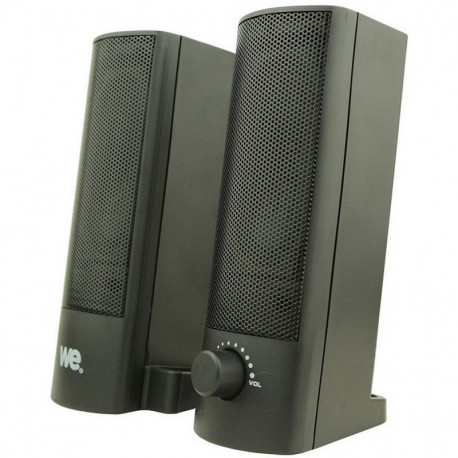 WE Enceinte PC WE 2.0 2x2.5W modifiable en barre de son Enceinte PC 2.0 2x2.5W modifiable en barre de son