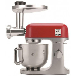 Kenwood Robot Pâtissier KMX855RD kMix Rouge 1000W 5L + Hachoir KAX962ME