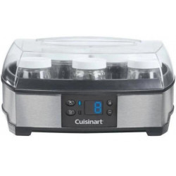 Cuisinart Yaourtière - Fromagère Yaourtière et fromagère YM400E+6 pots verre 125ml + 2 de 250ml