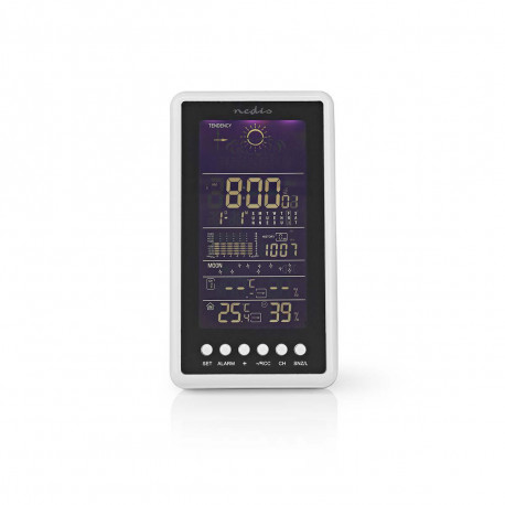 Nedis Station météo Hygromètre Date/Heure Appareil extérieur