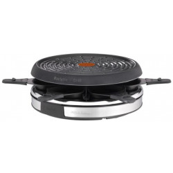 TEFAL Raclette/Gril Inox et Design RE127812