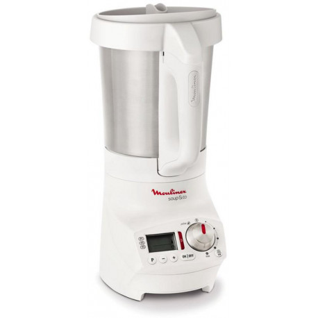 Moulinex Blender Chauffant Soup & Co 1100W 2,8L Blanc LM904110