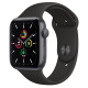 Apple Watch SE GPS Aluminium Gris Sideral 44mm Bracelet Sport Noir MYDT2 (late 2020)