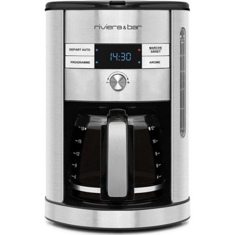 Riviera & Bar Cafetière Programmable Métal 950W BCF550