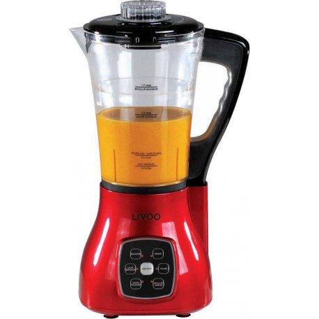 LIVOO Blender Chauffant Rouge 900W 17L DOP140R