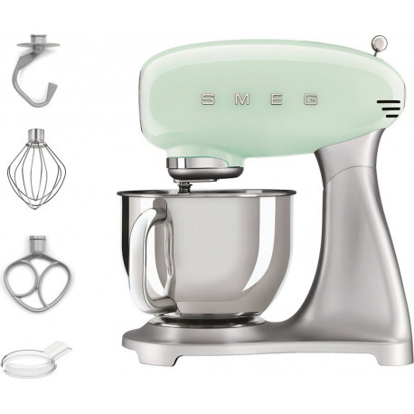 Smeg Robot pâtissier SMF02PGEU vert d'eau