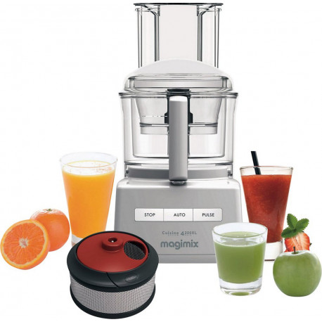 Magimix Robot multifonction 4200XL BLANC + coffret Jus et smoothies