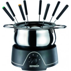 Severin Fondue Noir Inox 800W 8 Personnes FO2400