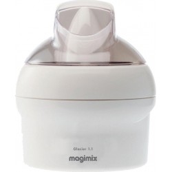 Magimix Sorbetière Glacier 15W 1,1L Blanc 11660