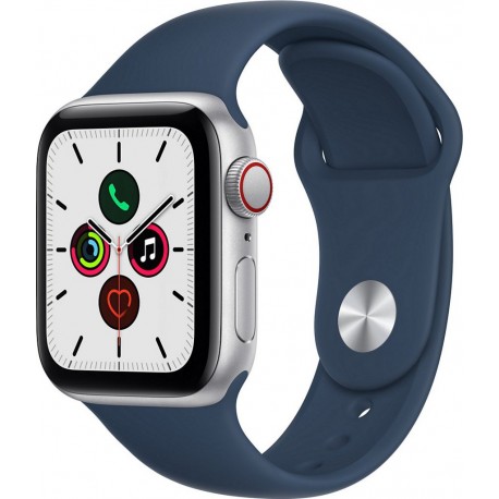 Apple Watch Montre connectée SE 40MM Alu Argent/Bleu Cellular