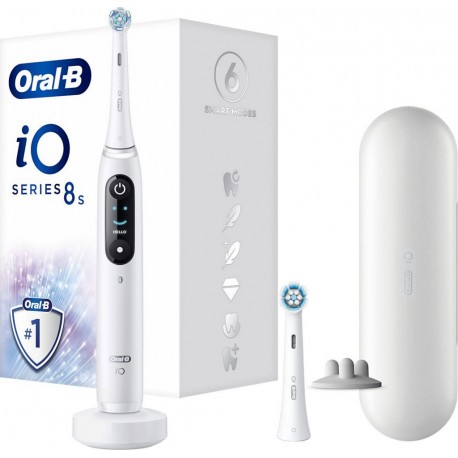 Oral-B Brosse à dents électrique IO8s serie s white alabaster