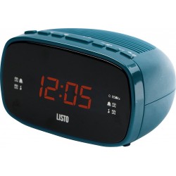 Listo Radio réveil RR-908 Bleu