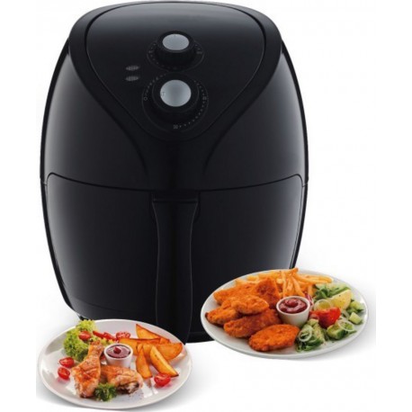 NC Friteuse à air chaud - airfryer (sans odeur) - 2.6l - 1400W - triomph etf1800