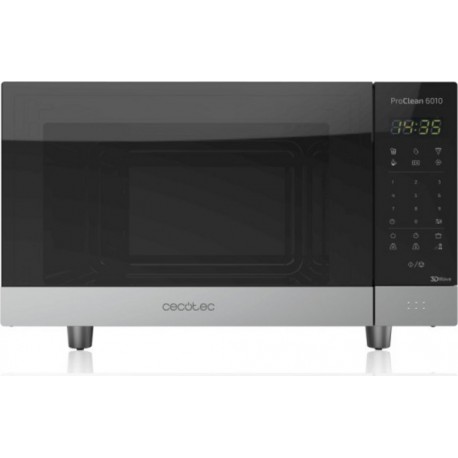 Cecotec Micro-ondes cecotec proclean 6010 acier, capacité 23 l, 800 w