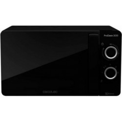 Cecotec Micro-ondes cecotec proclean 3030 noir, capacité de 20l, 700 w