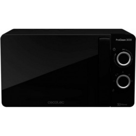 Cecotec Micro-ondes cecotec proclean 3030 noir, capacité de 20l, 700 w