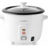 Nedis Cuiseur à Riz 300W 0,6L Blanc
