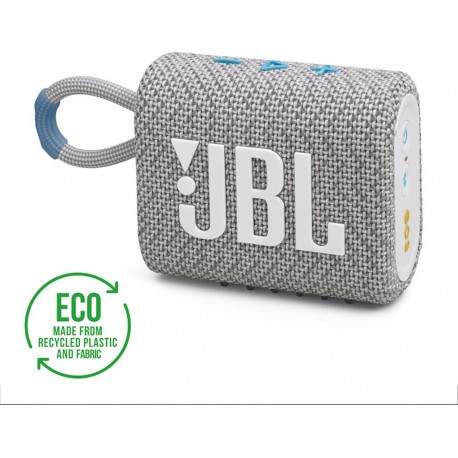 JBL Enceinte portable Go 3 Eco Blanc