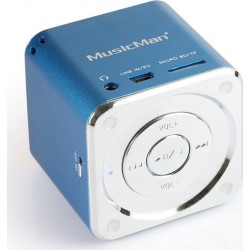 Music Man Enceinte SoundStation Bleu USB