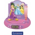 Lexibook Radio réveil RP515DP Projecteur Disney Princesses