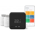 TADO Thermostat connecté Filaire Kit V3+ Black et 2 Têtes basic