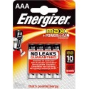 Energizer Max Powerseal 4 piles 1,5V alcalines AAA (lot de 3)