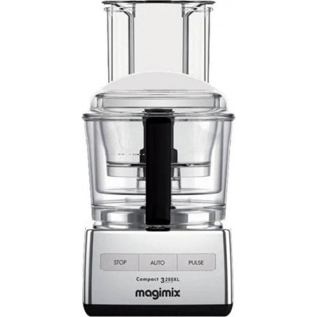 Magimix Robot Multifonction Compact 3200 XL Chromé Brillant 650W 2,6L 18333F