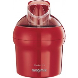 Magimix Sorbetière Glacier 15W 1,5L Rouge 11669