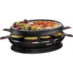 Tefal Raclette - Fondue Raclette Colormania noir 8 personnes RE320012