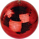 FX LAB Fx-Lab FxLab Jeu de lumières Boule à Facette Rouge 30cm