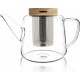 Ogo Living Théière Gustave en verre Borosilicate 1 L