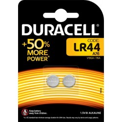 Duracell 2 piles 1,5V alcalines LR44 (lot de 3)