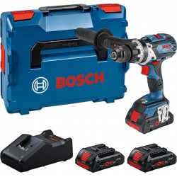 Bosch GSB18V-110 Perceuse sans fil 18V Li-ion avec batteries 3x 4Ah 0615A5002X