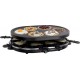 Domoclip doc188 appareil a raclette 8 personnes - noir DOM3523930089619