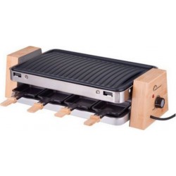 8388 Appareil à raclette 8 personnes 1500W + grill -