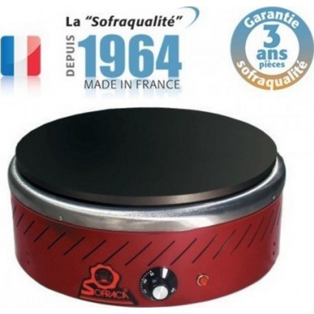 Crêpière foraine électrique - diamètre 400xh 200 mm - sofraca