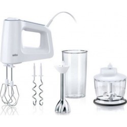 Braun batteur - hm3137wh - 500 w - blanc BRA8021098773265