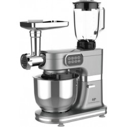 Continental edison robot pâtissier multifonctions - 1000 w - gris CEFM118G