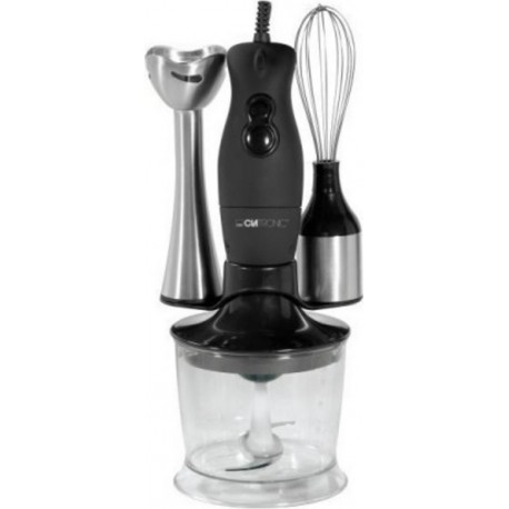 Clatronic sms 3190 - robot inox 200 watt 3 en 1 - hachoir. Mixeur. Batteur