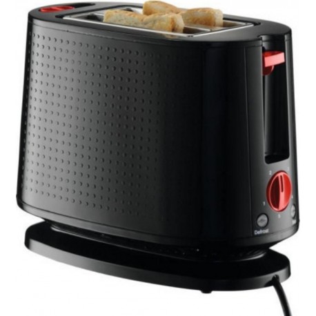 Bodum 10709-01euro-3 bistro grille-pain électrique double fente - 940 w - noir BOD0699965331269