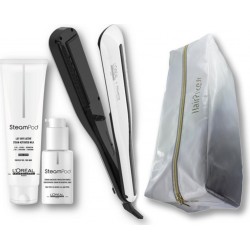 L'oréal professionnel steampod 3.0 lisseur + lait cheveux fins 150 ml+ sérum 50 ml + trousse de rangement