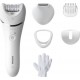 Philips bre715/00 epilateur satinelle advanced - 5 accessoires - blanc PHI8710103935506