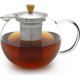 Klarstein Théière design - klarstein glaswerk sencha - filtre en inox - 1,3 l- GLW2-Sencha1,3