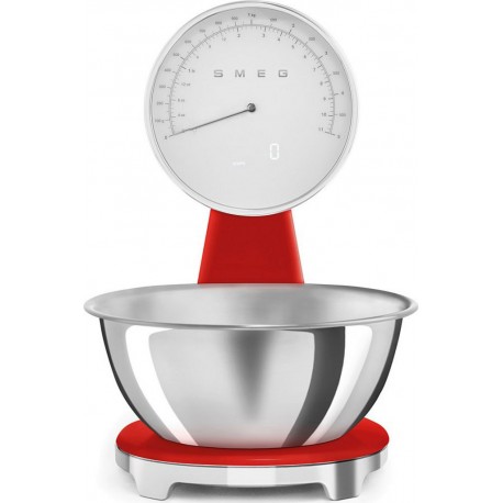 SMEG Balance de cuisine KSF01RDWW Rouge