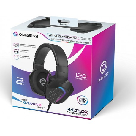 NC Casque gamer ONIVERSE Meteor Carbon Black