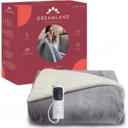 NC Couverture chauffante DREAMLAND PYJAMA DAYS SHERPA ET VELOURS 6T 160X120